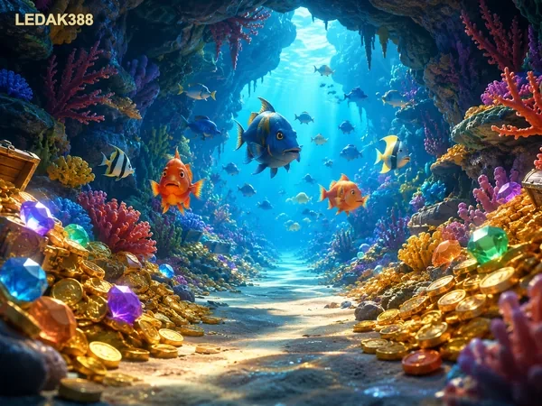 Tampilan Dragon Releases Fish dengan tema naga dan aksi memancing